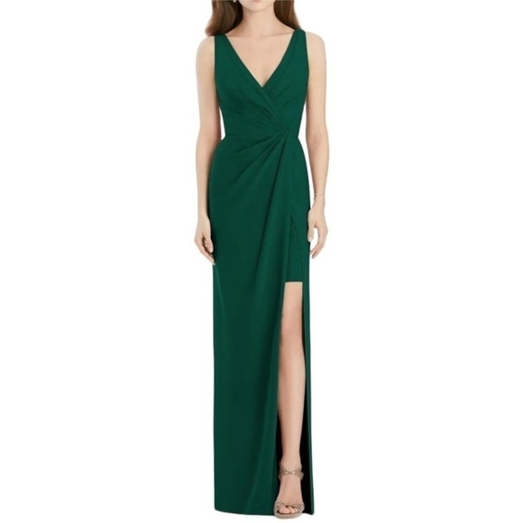 Jenny Packham Peekaboo Bridesmaid Dress Hunter Green NWT 6 - Picture 1 of 9